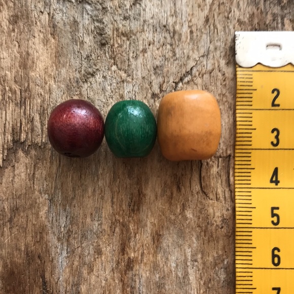 Bag of wooden beads - Picture 4 of 4